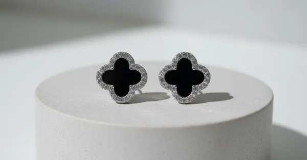 Quatrefoil_Crystal_Silver_Earrings_925_Sterling_Silver